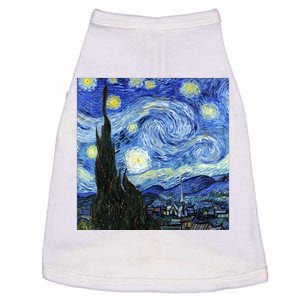 The Starry Night By Vincent Van Gogh Doggie Tank