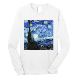 The Starry Night By Vincent Van Gogh Long Sleeve Shirt