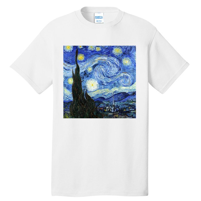 The Starry Night By Vincent Van Gogh Tall T-Shirt