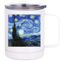 The Starry Night By Vincent Van Gogh 12 oz Stainless Steel Tumbler Cup