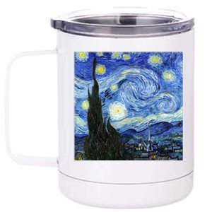 The Starry Night By Vincent Van Gogh 12 oz Stainless Steel Tumbler Cup