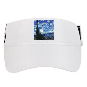 The Starry Night By Vincent Van Gogh Adult Drive Performance Visor