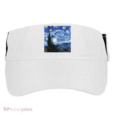 The Starry Night By Vincent Van Gogh Adult Drive Performance Visor