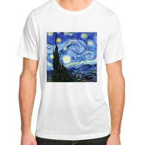 The Starry Night By Vincent Van Gogh Adult ChromaSoft Performance T-Shirt