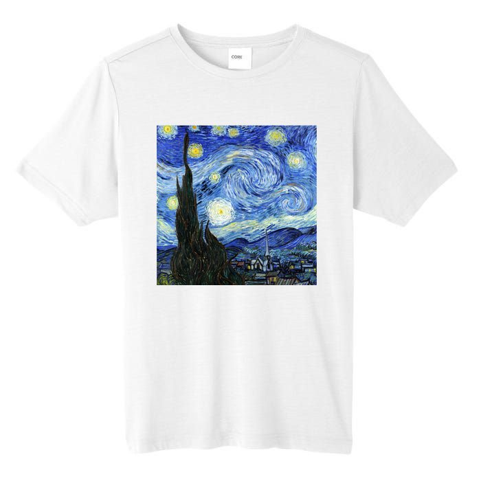 The Starry Night By Vincent Van Gogh Tall Fusion ChromaSoft Performance T-Shirt