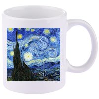 The Starry Night By Vincent Van Gogh 11oz C Handle Ceramic Mug