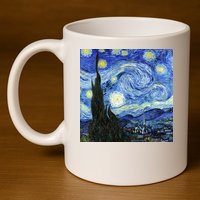 The Starry Night By Vincent Van Gogh 11oz C Handle Ceramic Mug
