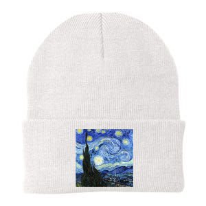 The Starry Night By Vincent Van Gogh Knit Cap Winter Beanie