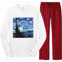 The Starry Night By Vincent Van Gogh Long Sleeve Pajama Set