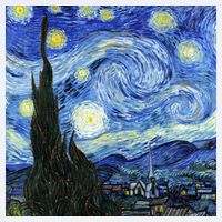 The Starry Night By Vincent Van Gogh Flatbill Hat