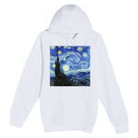 The Starry Night By Vincent Van Gogh Premium Pullover Hoodie