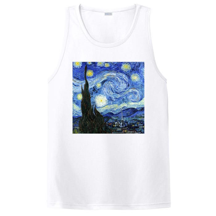 The Starry Night By Vincent Van Gogh PosiCharge Competitor Tank