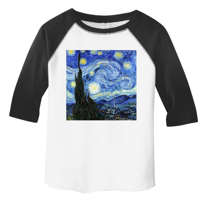 The Starry Night By Vincent Van Gogh Toddler Fine Jersey T-Shirt