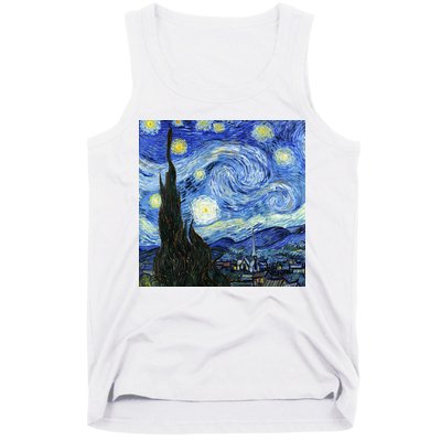 The Starry Night By Vincent Van Gogh Tank Top