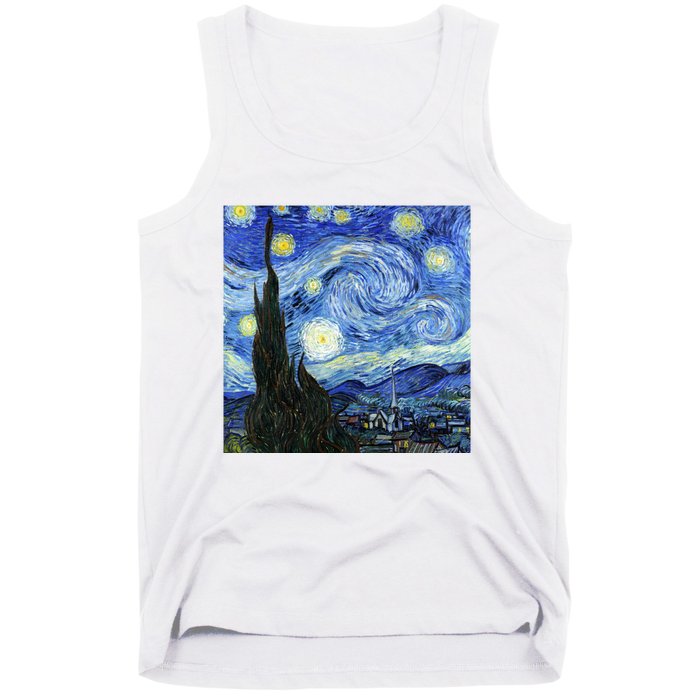 The Starry Night By Vincent Van Gogh Tank Top