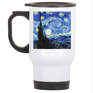 The Starry Night By Vincent Van Gogh Stainless Steel Travel Mug