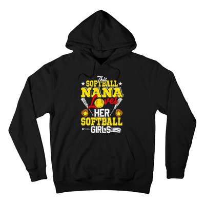 This Softball Nana Loves Her Softball Matching Family Hoodie