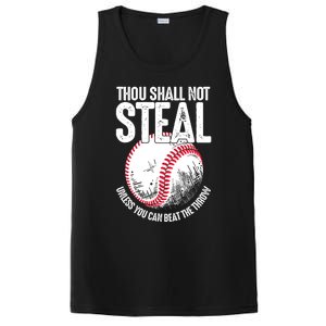 Thou Shall Not Steal Unless You Can Beat The Throw Baseball PosiCharge Competitor Tank