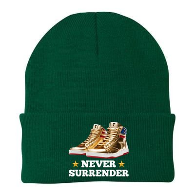 Trump Sneakers Never Surrender Knit Cap Winter Beanie