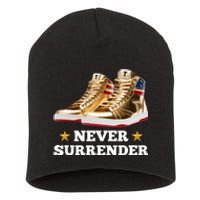 Trump Sneakers Never Surrender Short Acrylic Beanie