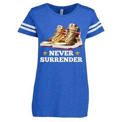 Trump Sneakers Never Surrender Enza Ladies Jersey Football T-Shirt