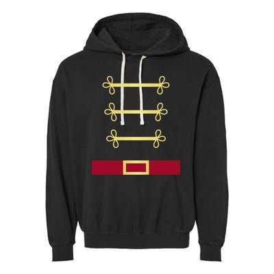 Toy Soldier Nutcracker Costume Uniform Garment-Dyed Fleece Hoodie