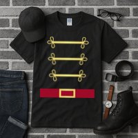 Toy Soldier Nutcracker Costume Uniform Tall T-Shirt