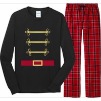 Toy Soldier Nutcracker Costume Uniform Long Sleeve Pajama Set