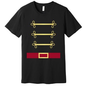 Toy Soldier Nutcracker Costume Uniform Premium T-Shirt