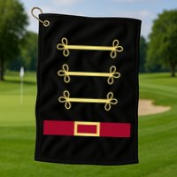 Toy Soldier Nutcracker Costume Uniform Golf Towel