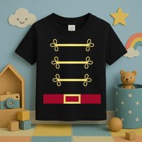 Toy Soldier Nutcracker Costume Uniform Toddler T-Shirt