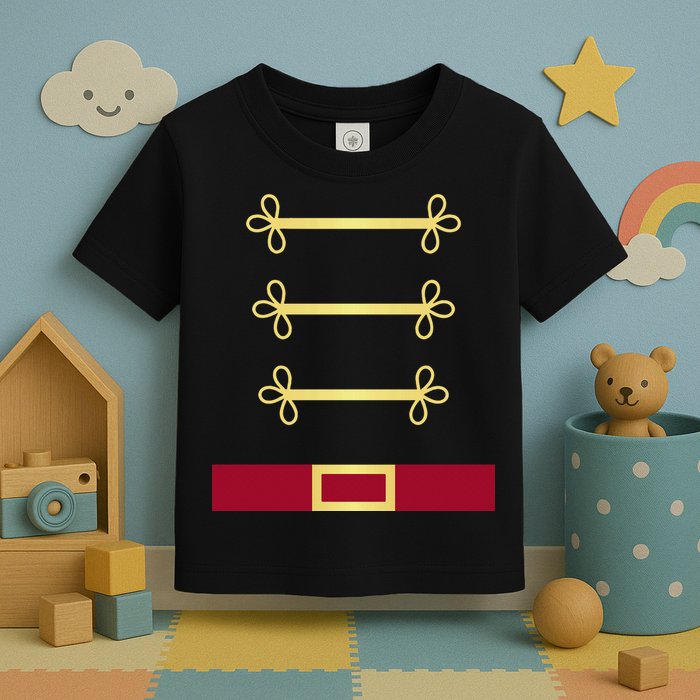 Toy Soldier Nutcracker Costume Uniform Toddler T-Shirt