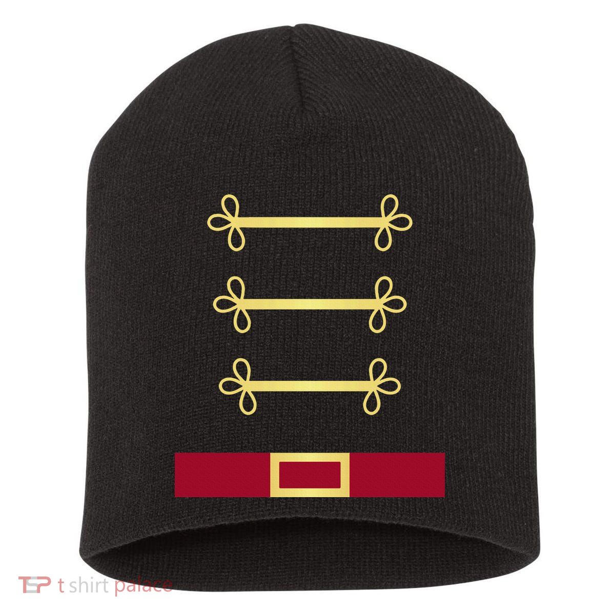 Toy Soldier Nutcracker Costume Uniform Short Acrylic Beanie