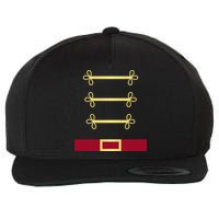 Toy Soldier Nutcracker Costume Uniform Wool Snapback Cap