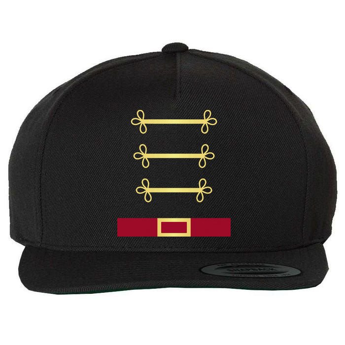 Toy Soldier Nutcracker Costume Uniform Wool Snapback Cap
