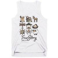 True Story Nativity Christmas Jesus Faith Based Christmas Tank Top