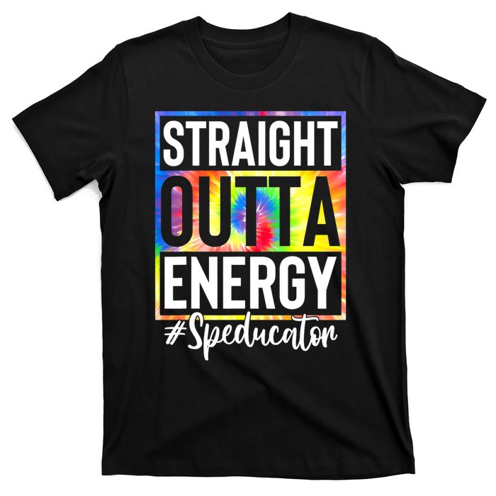 Teacher Straight Outta Energy Teacher Life T-Shirt