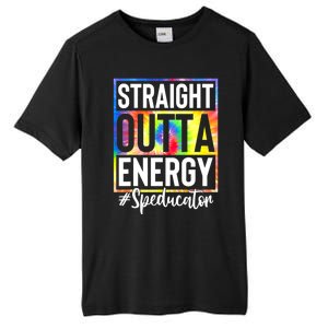 Teacher Straight Outta Energy Teacher Life Tall Fusion ChromaSoft Performance T-Shirt