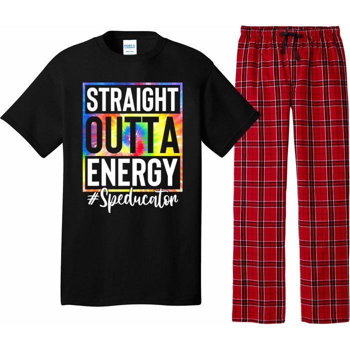 Teacher Straight Outta Energy Teacher Life Pajama Set