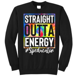 Teacher Straight Outta Energy Teacher Life Tall Sweatshirt