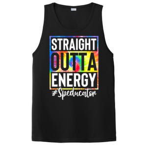 Teacher Straight Outta Energy Teacher Life PosiCharge Competitor Tank