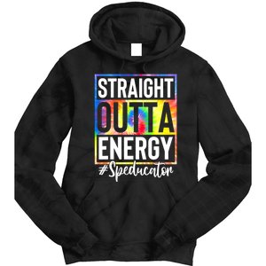 Teacher Straight Outta Energy Teacher Life Tie Dye Hoodie