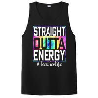 Teacher Straight Outta Energy Teacher Life PosiCharge Competitor Tank