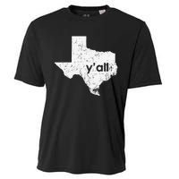 Texas State Of Texas YAll Tx State Funny Texas Cooling Performance Crew T-Shirt