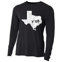 Texas State Of Texas YAll Tx State Funny Texas Cooling Performance Long Sleeve Crew