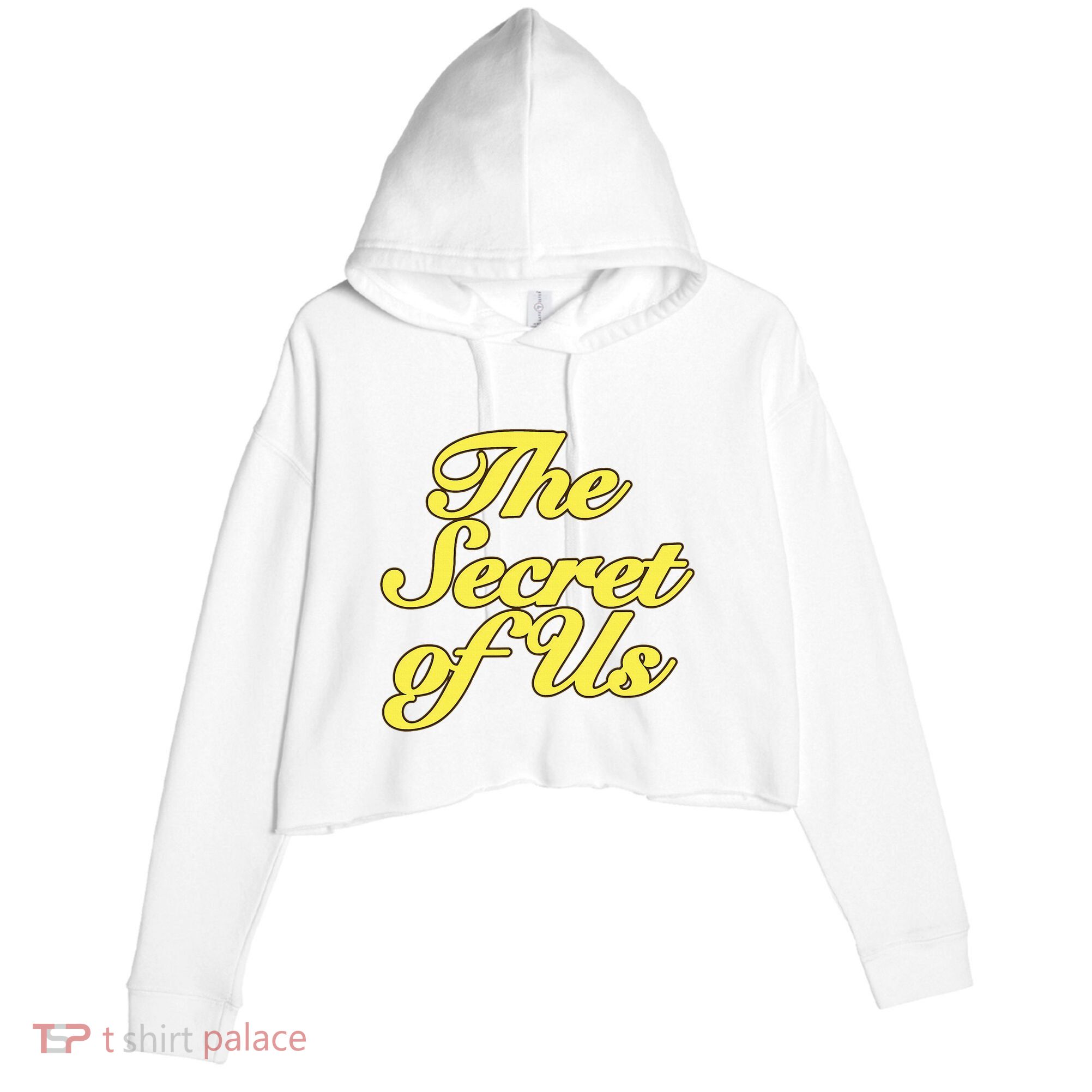 The Secret Of Us Crop Fleece Hoodie