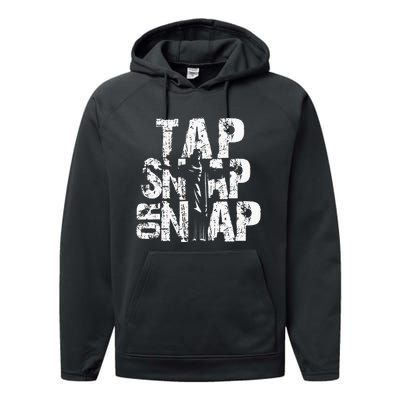 Tap Snap Or Nap Mma Brazilian Jiu Jitsu Performance Fleece Hoodie