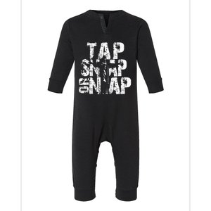 Tap Snap Or Nap Mma Brazilian Jiu Jitsu Infant Fleece One Piece