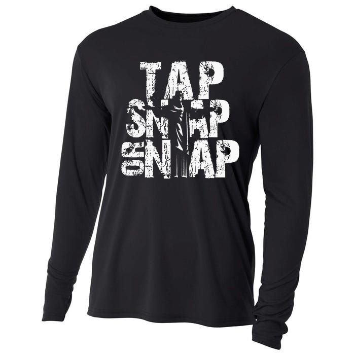 Tap Snap Or Nap Mma Brazilian Jiu Jitsu Cooling Performance Long Sleeve Crew