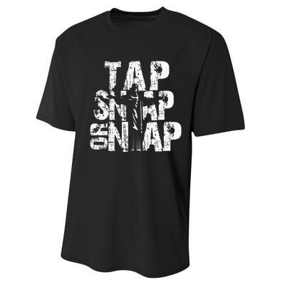 Tap Snap Or Nap Mma Brazilian Jiu Jitsu Performance Sprint T-Shirt